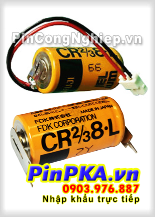 Pin Lithium PLC-CNC FDK Fuji CR2/38.L 1900mAh 3V